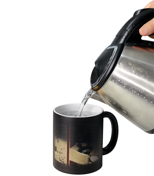 mug photo hero section