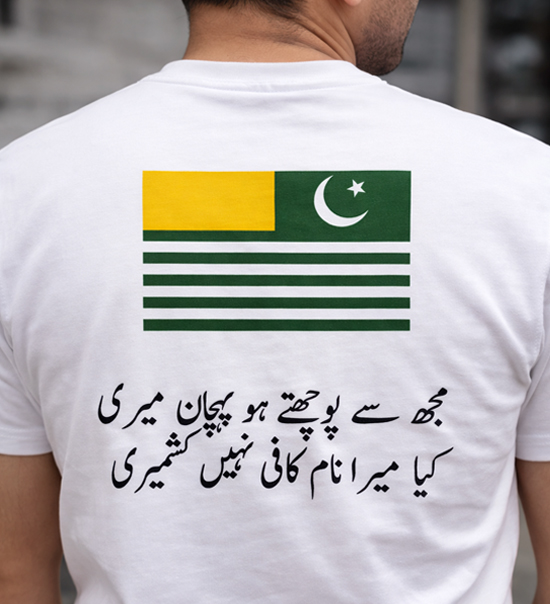 white shirt kashmiri