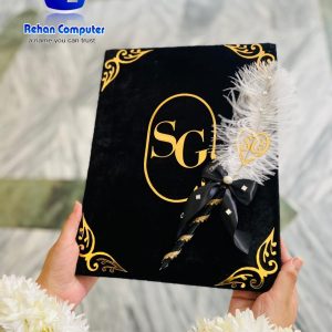 premium customized nikah nama book elegant velvet cover